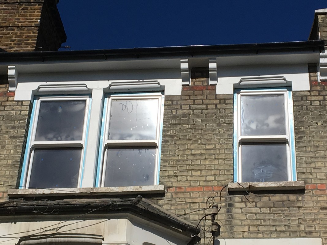 New uPVC sash windows fitted on Victorian terrace in Charlton